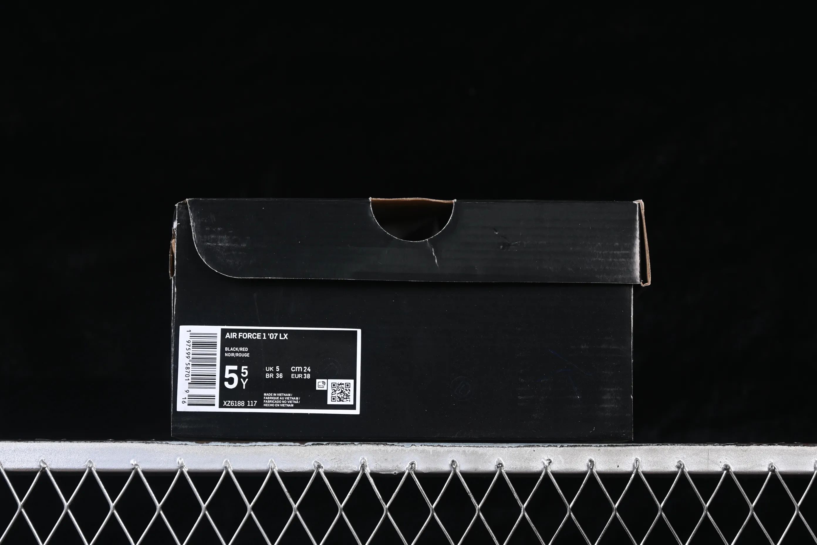 All categories Nk Air Force 1 Air Force series Nk Air Force 1 Low Air Force low top Nike Air Force 1'07 Low Supreme joint black and red grimace Air Force 1 low top casual sneakers XZ6188-117
